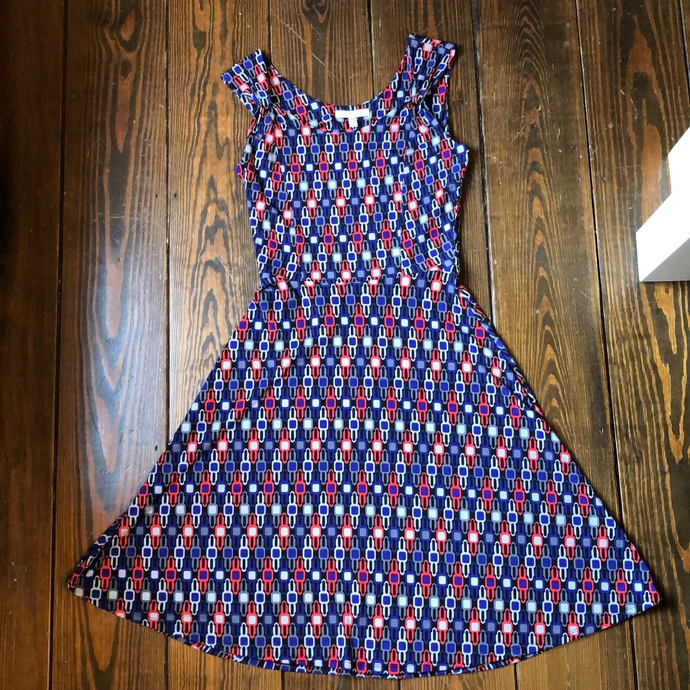 NWOT Banana Republic Print Dress, Size Small